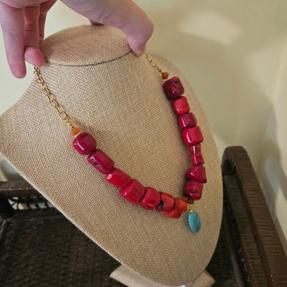 Minu MJ Statement Necklace ~ Must -have for Fashinistas! Boho Eclectic Oiriginal - Picture 6 of 14